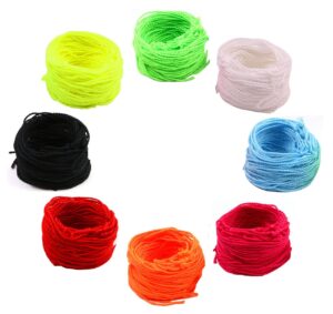 penta angel 80 yoyo string (10 each - florescent lime green, yellow, orange，blue,rose,red,black and white)