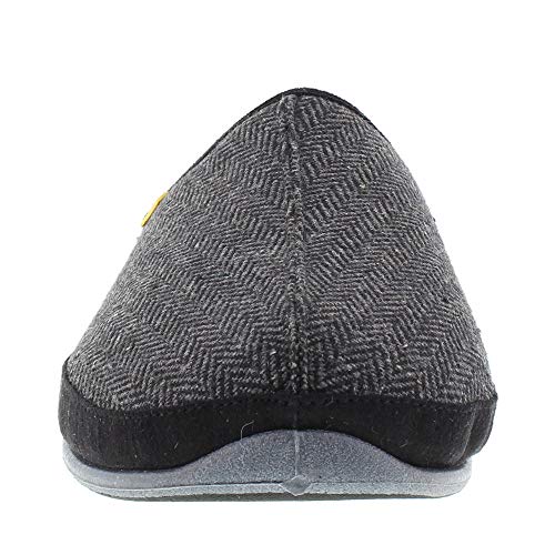 Deer Stags Unisex Wherever Tweed Slipper / Black / Men's 11 Medium