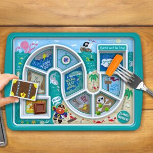 Genuine Fred DINNER WINNER Kids' Dinner Tray, Pirate