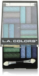 l.a. colors 18 color eyeshadow palette, shady lady, 0.70 oz,powder