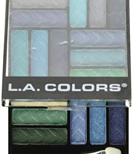 L.A. COLORS 18 Color Eyeshadow Palette, Shady Lady, 0.70 Oz,Powder