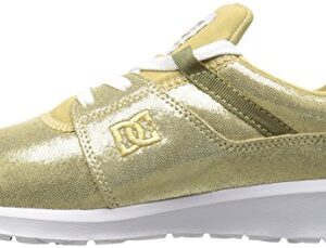 DC Women's Heathrow SE Shoes Skateboarding, Gold, 10.5 M US