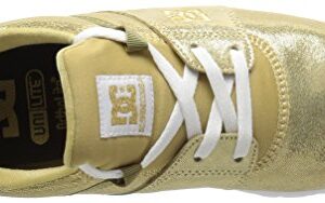 DC Women's Heathrow SE Shoes Skateboarding, Gold, 10.5 M US