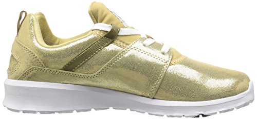 DC Women's Heathrow SE Shoes Skateboarding, Gold, 10.5 M US