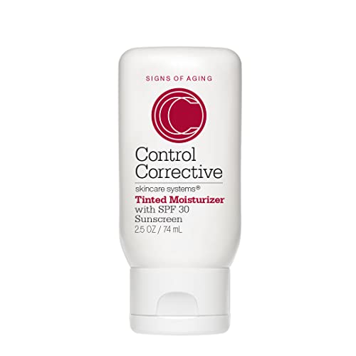 CONTROL CORRECTIVE Tinted Moisturizer With Spf 30, 2.5 Oz - Non-Greasy Hydration, Subtle, Healthy-Looking, Even Out Skin Tone, Moisturizes & Protects, Zinc, Titanium, Natural Sunscreen, Sheer Coverage