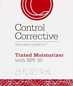 CONTROL CORRECTIVE Tinted Moisturizer With Spf 30, 2.5 Oz - Non-Greasy Hydration, Subtle, Healthy-Looking, Even Out Skin Tone, Moisturizes & Protects, Zinc, Titanium, Natural Sunscreen, Sheer Coverage