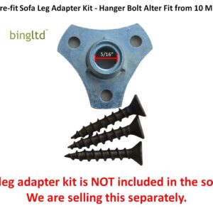 BingLTD - 3 1/2" Mahogany Hardwood Sofa Legs - Set of 4 (P130-157)