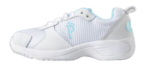ped-lite women's neuropathy athletic shoe - lydia white|lace|6.5w