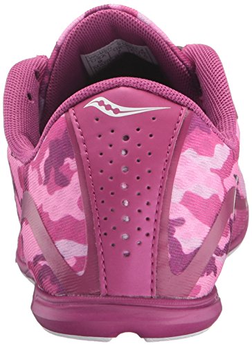 Saucony Women's Vendetta Track Shoe, Pink/White, 10.5 M US