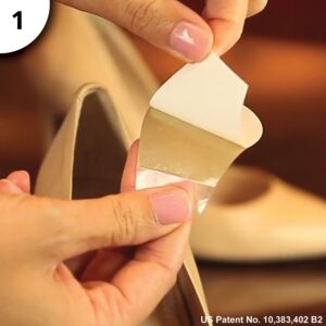 Sticky Shoes Double Sided Shoe Tape - Tape for Perfect Fitting Heels, Anti Slip for Shoes - 10 Pack