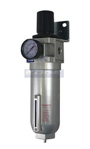 3/4" npt high flow air pressure regulator & particulate filter water trap combo for compressed air compressors