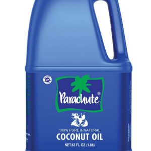 Parachute 100% Pure and Natural Unrefined Coconut Oil | No Chemicals & Added Preservatives | 63 fl.oz