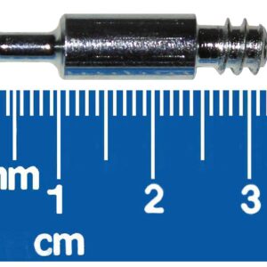 24.5mm (32mm Overall) Dowel Pin Bolt for Cam Lock Disc Furniture Connectors for 5mm Hole