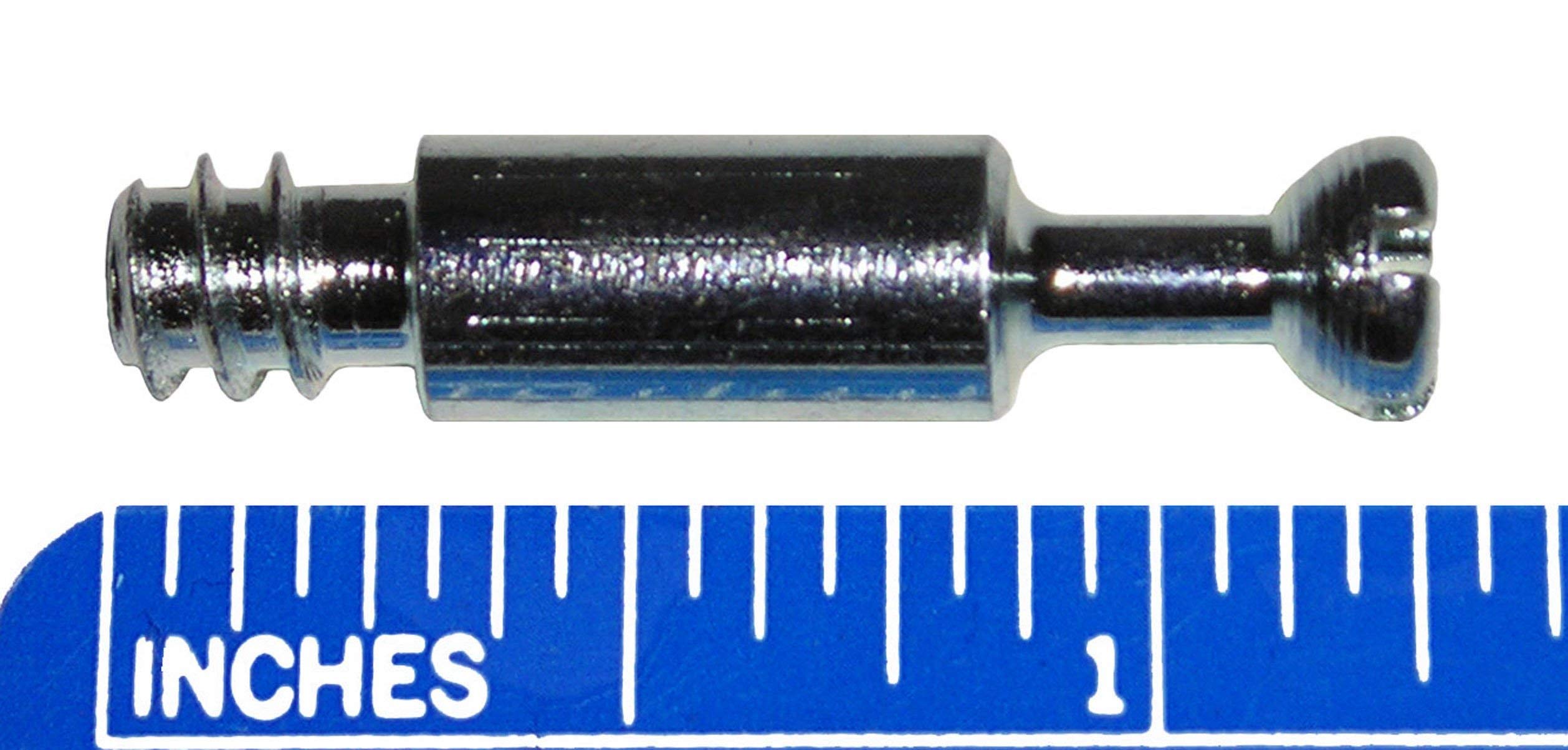 24.5mm (32mm Overall) Dowel Pin Bolt for Cam Lock Disc Furniture Connectors for 5mm Hole