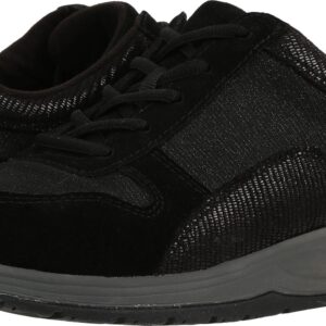 Drew Shoe Tuscany Women's Therapeutic Diabetic Extra Depth Shoe: Black/Combo 5 X-Wide (2E) Lace