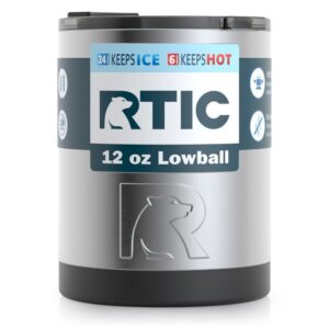 RTIC Stainless Steel Lowball with Lid 12oz