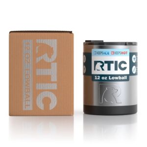 RTIC Stainless Steel Lowball with Lid 12oz