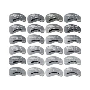 akoak newest 24 styles 6 sets eyebrow grooming stencil kit template make up shaping shaper