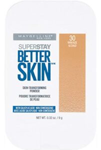 maybelline new york super stay better skin powder, warm nude, 0.32 oz.