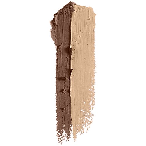 Maybelline New York Makeup Facestudio Master Contour V-Shape Duo Stick, Medium Shade Contour Stick, 0.24 oz