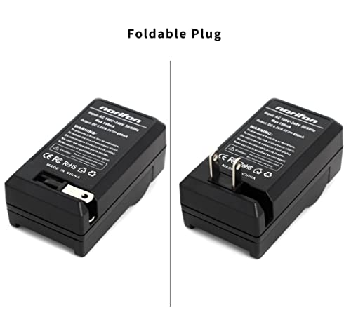 NB-6L Wall Charger for PowerShot SX530 HS, SX610 HS, SX710 HS, SD1200 is, SD1300 is, S120 IXY 10S IXY 30S and More with Foldable Plug