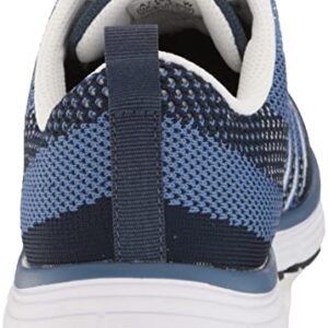 Apex Women's Breeze Athletic Knit-Grey Running Shoe, Navy, 7.5 XX-Wide