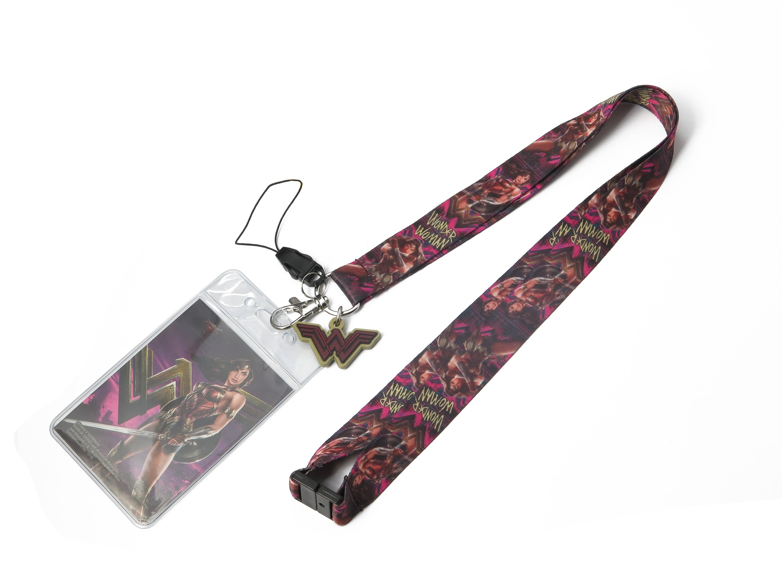 DC Comics Wonder Woman Lanyard with Dangle Action Figure