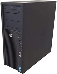 hp z420 workstation computer - 8 core intel e5 2670 up to 3.3ghz cpu 20 mb cache - 64gb ddr3 ecc ram - new 1tb ssd + new 4tb hd - nvidia quadro 4000 2gb - 3d rendering and designing (renewed)
