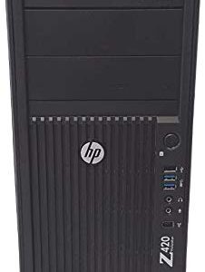 HP Z420 Workstation Computer - 8 Core Intel E5 2670 up to 3.3GHz CPU 20 MB Cache - 64GB DDR3 ECC RAM - NEW 1TB SSD + NEW 4TB HD - Nvidia Quadro 4000 2GB - 3D Rendering and Designing (Renewed)