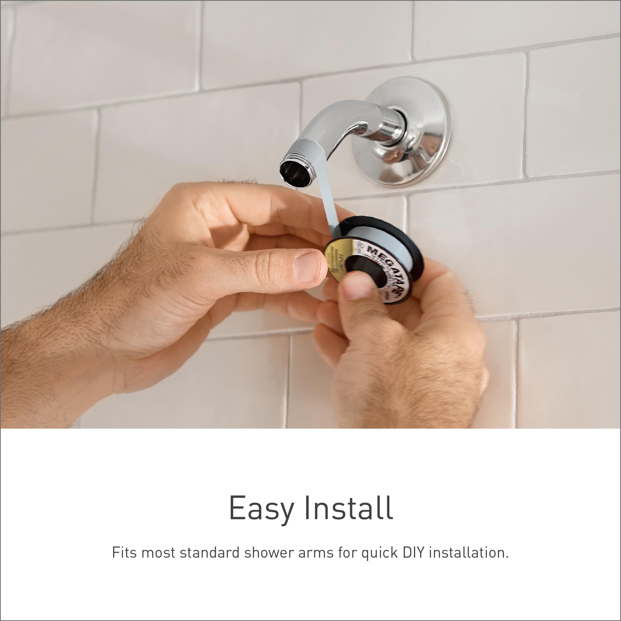 Moen Engage Magnetix Spot Resist Brushed Nickel 3.5-Inch Six-Function Eco-Performance Removable Handheld Showerhead with Magnetic Docking System, 26100EPSRN