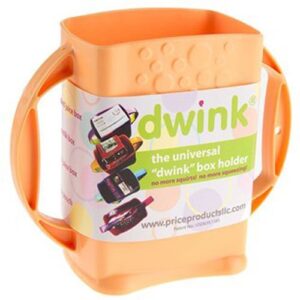 dwink universal juice pouch milk box holder (peach)