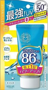 isehan japan・alcohol free | sunkiller perfect water essence n 50 g spf50 + pa ++++