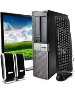 dell optiplex 960 sff desktop core 2 duo 2.9ghz processor 4gb ram 320gb hard drive windows 10 home 19in monitor (brands may vary), keyboard, mouse, speakers, wifi adapter computer package