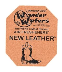 wonder wafers 25 ct individually wrapped new leather air fresheners