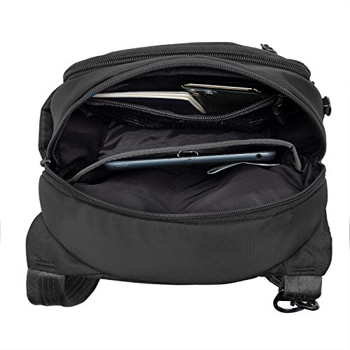 Travelon Anti-Theft Active Tour Bag, Black, 9 x 11 x 3.5