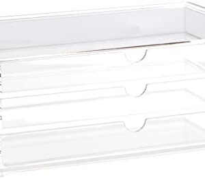 Muji E14A450 Storage Box, Large, Clear