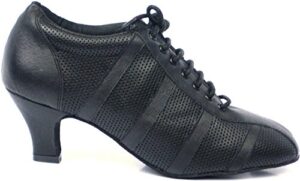 vida mia - women's dance sneakers (practice shoes for ballroom, latin, salsa, argentine tango (38 euro) black
