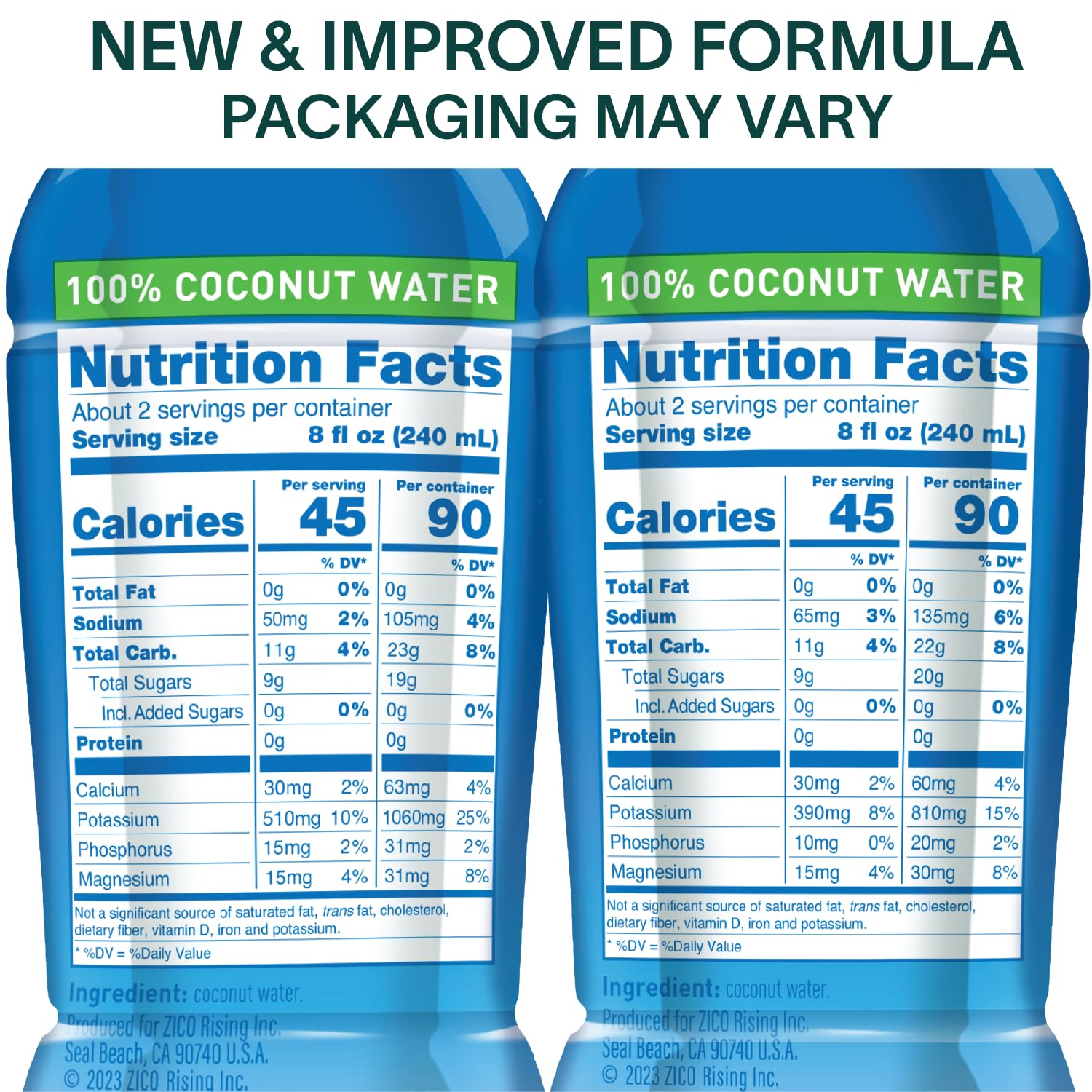 Zico 100% Coconut Water, NO added Sugar, Refreshingly Delicious, Hydration with Electrolytes, 16.9 Fl Oz (Pack of 12)