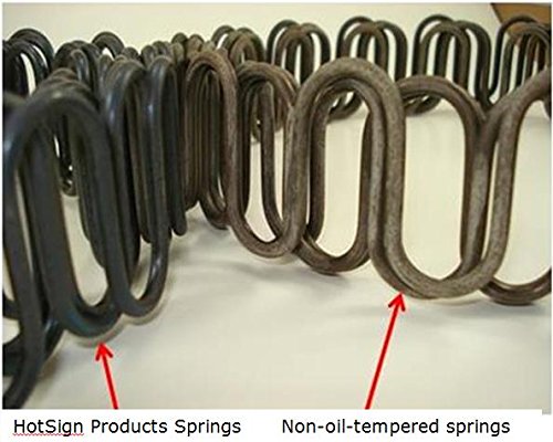 Zig Zag Furniture and Auto Upholstery oil-tempered Springs – 12 gauge 10’ length roll - made in the USA