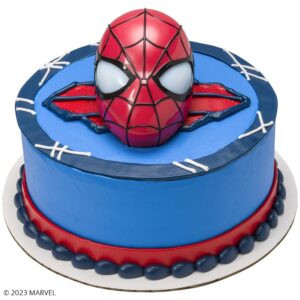 DecoSet® Marvel Spider-Man™ Ultimate Light Up Eyes Cake Topper, 1-Piece Cake Topper Set, Superhero Head with Lights