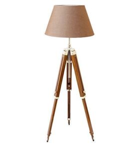 vintage armour store classical designer marine tripod floor lamp retro vintage wooden tripod lamp