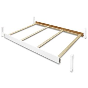 sorelle furniture toddler rails and full-size bed adult rails, sorelle wood bed rail & crib conversion kit, converts sorelle furniture crib to toddler bed and full-size bed, # 221 - white