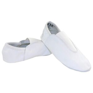 danzcue adult white leather gymnastic shoes 7 m us