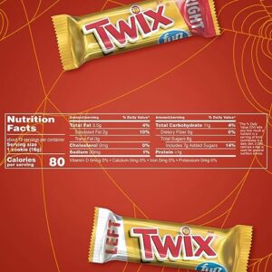 TWIX Fun Size Caramel Cookie Chocolate Candy Bars - 10.83 oz Bulk Candy Bag