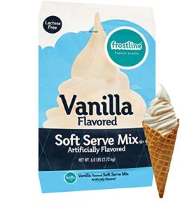 frostline vanilla soft serve ice cream mix, 96 ounce (pack of 1), (cb2849)