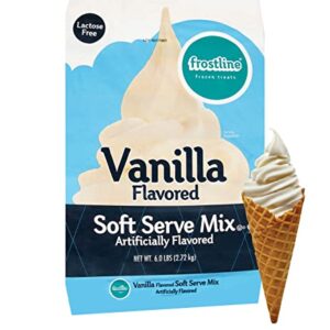 Frostline Vanilla Soft Serve Ice Cream Mix, 96 Ounce (Pack of 1), (cb2849)