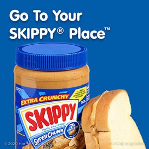 Skippy Peanut Butter, Super Chunky, 80 oz (2 ct)