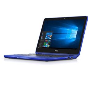 Dell i3168-3271BLU 11.6" HD 2-in-1 Laptop (Intel Pentium N3710 1.6GHz Processor, 4 GB DDR3L SDRAM, 500 GB HDD, Windows 10) Bali Blue