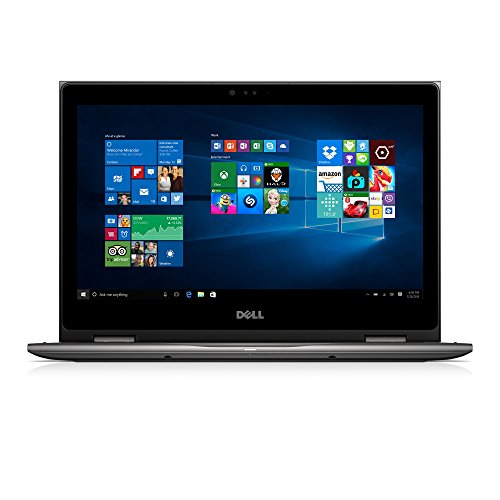 Dell i5368-10024GRY 13.3" FHD 2-in-1 Laptop (Intel Core i7-6500U 2.5GHz Processor, 8 GB RAM, 256 GB SDD, Windows 10 Microsoft Signature Image) Gray