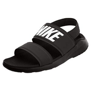 nike tanjun womens sandal black/white/black 882694-001 (7 b(m) us)